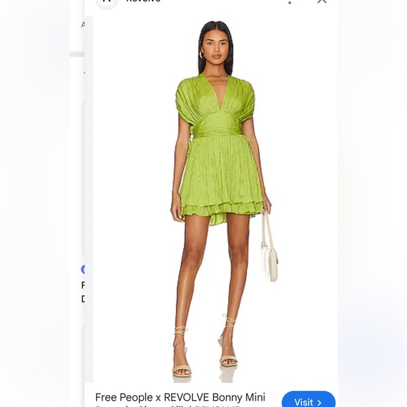 Free People Dresses & Skirts - Free People L Green Strapless Mini Dress